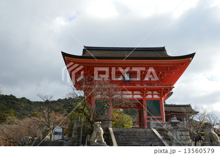 重要文化財･清水寺の「仁王門」（京都市東山区清水） 13560579