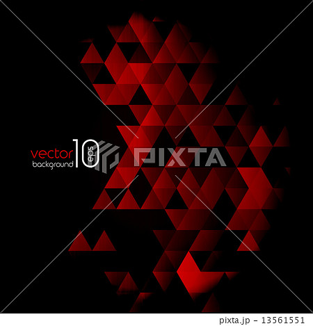 Abstract polygonal triangles poster. Abstract polygonal triangles poster. 13561551