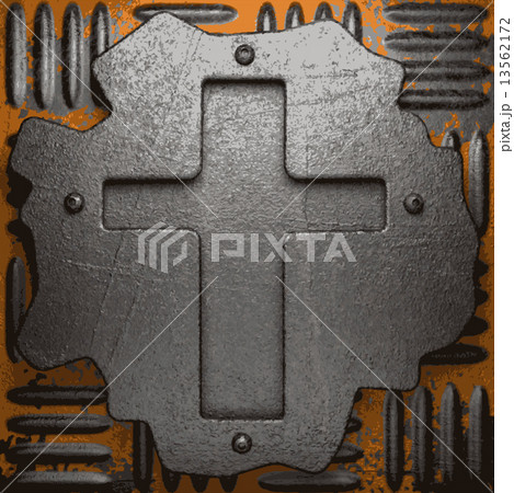 Old metal background 13562172