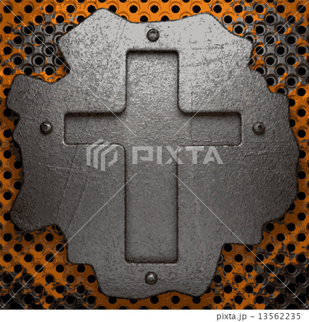 Old metal background 13562235