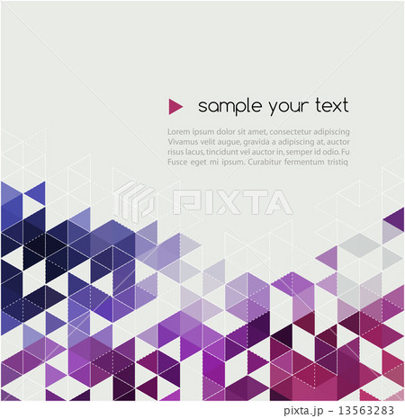 Abstract technology background  with triangle 13563283