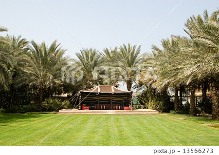 Lounge area at hotel, Sharjah, UAE 13566273