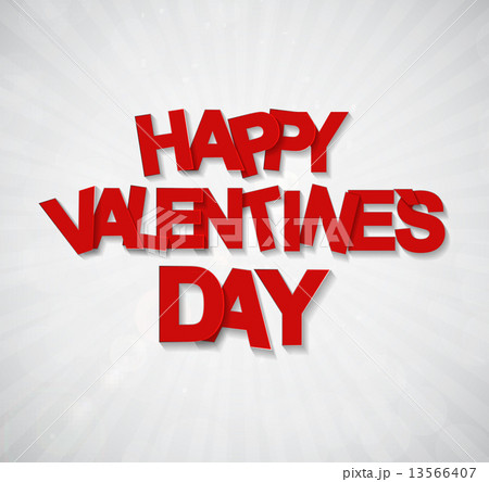 Happy Valentines Day Card. Vector Illustration Happy Valentines Day Card. Vector Illustration 13566407