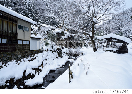 洛北鞍馬雪景 13567744