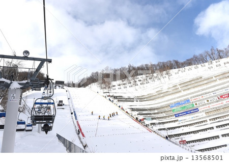 ジャンプ台と空 13568501