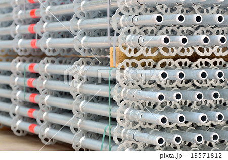 Stack of scaffolding 13571812