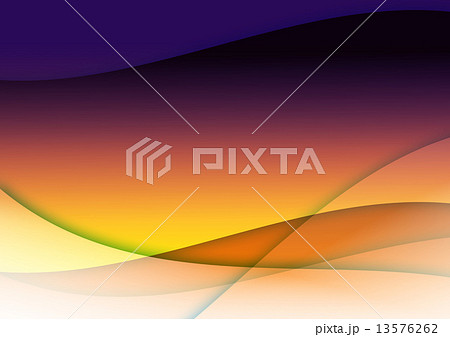 曲線 ウェーブ 高級感 エレガントのイラスト素材