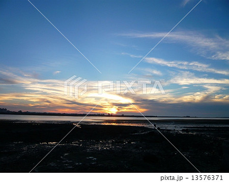 澎湖の夕焼け 13576371