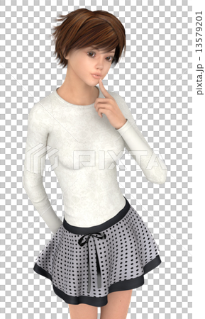 塑造模特的女性 13579201