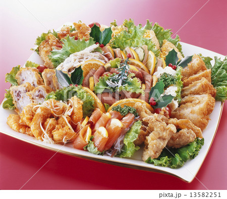 オードブル　赤バック 13582251