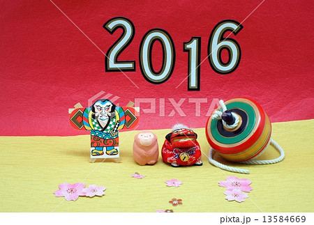年賀状素材 13584669