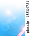 青　光　背景　バックイメージ 13584781