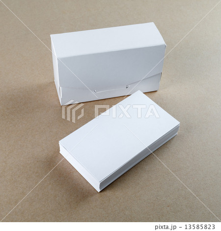 Business cards and a box for them 13585823