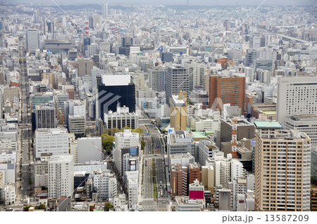 名古屋市の遠景 13587209