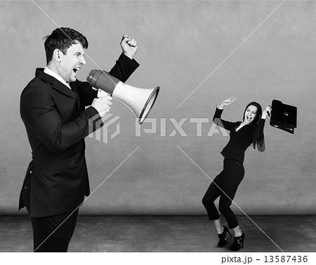 Angry boss Angry boss 13587436