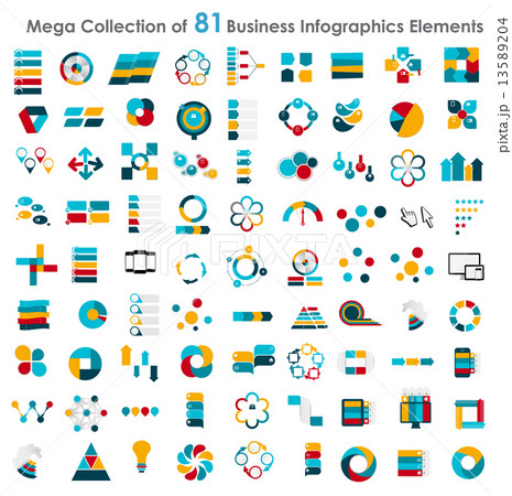 Collection of Infographic Templates for Business Vector Illustra Collection of Infographic Templates for Business Vector Illustra 13589204