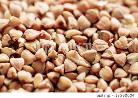 Buckwheat Background, Texture. Healthy Food. 13590004