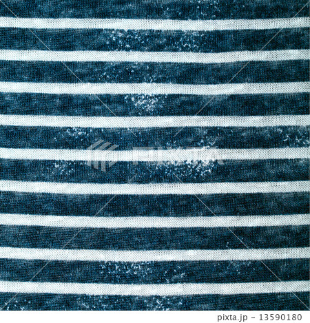 striped white and blue cotton fabric 13590180