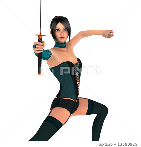 女性剣士 13590925