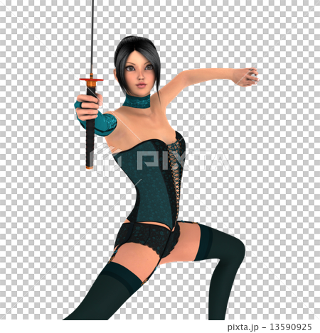 女性剣士 13590925