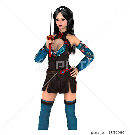 女性剣士 13590944