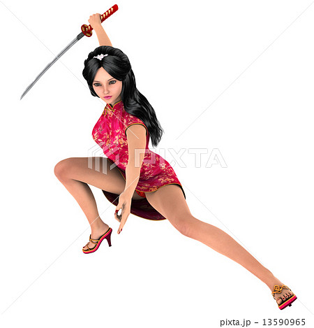 女性剣士 13590965
