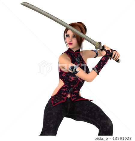 女性剣士 13591028