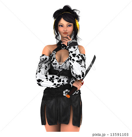 女性剣士 13591103