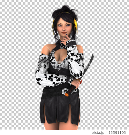 女性剣士 13591103