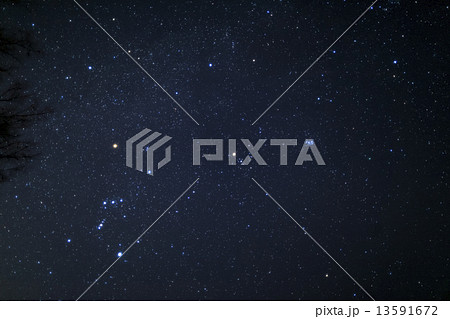 オリオンとスバルとラブジョイ彗星 13591672