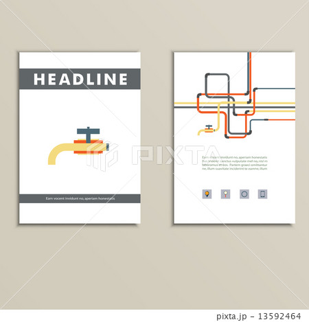 Cover book with background of water pipes 13592464