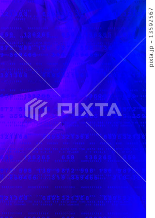 青いアート 13592567