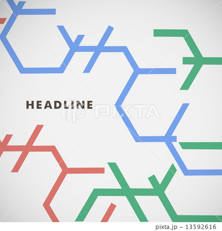 Colored broken lines on a light background Colored broken lines on a light background 13592616