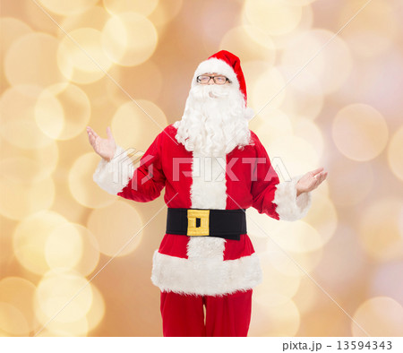 man in costume of santa claus 13594343