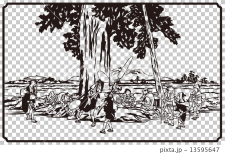 Utagawa Hiroshige Kiso Highway 69th Frame·伏見的插圖 Utagawa Hiroshige Kiso Highway 69th Frame·伏見的插圖 13595647