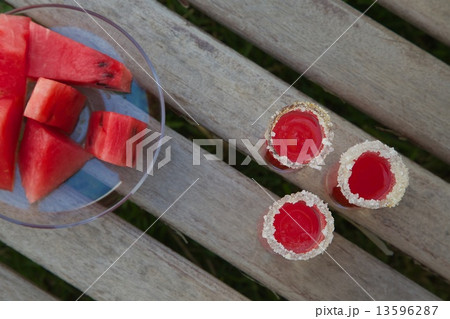 Watermelon cocktail with vodka 13596287