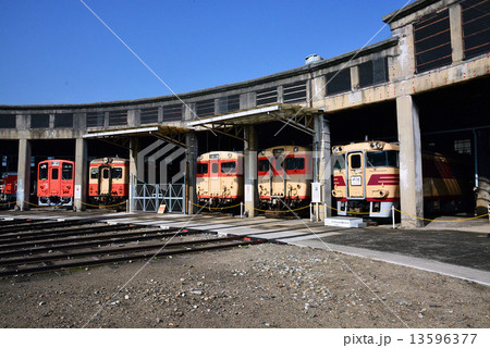 津山扇形機関庫 13596377