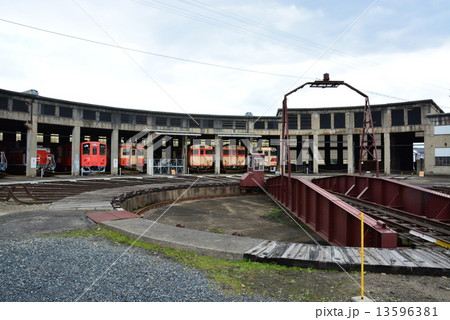 津山扇形機関庫 13596381