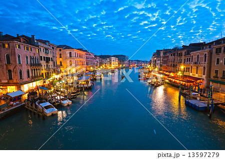 Venice, View from Rialto Bridge. Venice, View from Rialto Bridge. 13597279