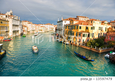Venice, View from Rialto Bridge. 13597479