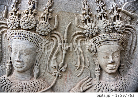Apsara, Angkor Wat. Cambodia. 13597763