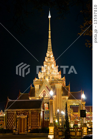 The Temple built for the King's sisther funeral, Bangkok, Thaila The Temple built for the King's sisther funeral, Bangkok, Thaila 13597810