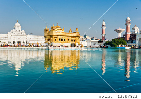 Golden Temple in Amritsar, Punjab, India. 13597823