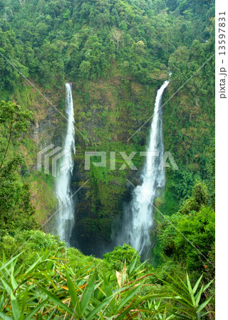 waterfall in bolaven hill, Laos. 13597831