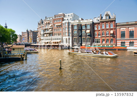 Amsterdam, Canal and bike. 13597832