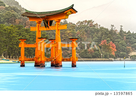Miyajima Torii gate, Japan. Miyajima Torii gate, Japan. 13597865