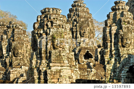 Bayon tower, Cambodia Bayon tower, Cambodia 13597893
