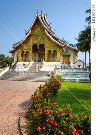 Buddhist temple in Luang Prabang, Laos. Buddhist temple in Luang Prabang, Laos. 13597947