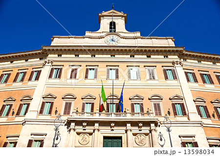 Montecitorio palace, Rome, Italy. Montecitorio palace, Rome, Italy. 13598034