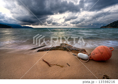 La Biodola beach, Elba island. 13598216